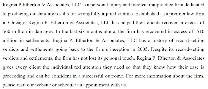Regina P. Etherton & Associates, LLC Picture 1