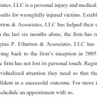 Regina P. Etherton & Associates, LLC ico