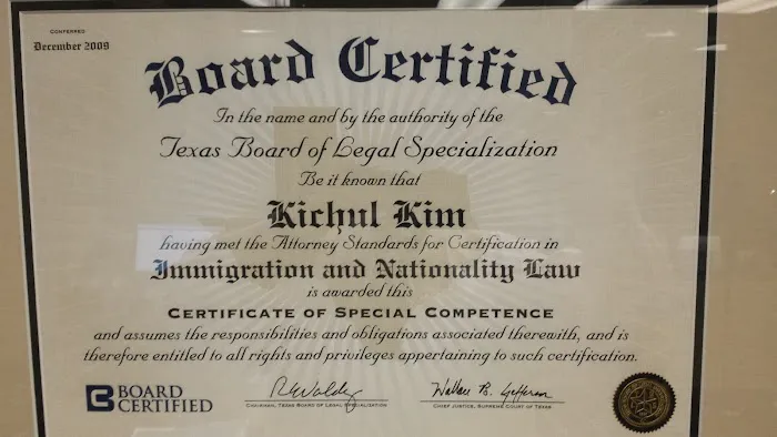 Immigration Lawyers PLLC (immigration attorney Kichul Jack Kim 김기철 이민 전문변호사) Picture 7