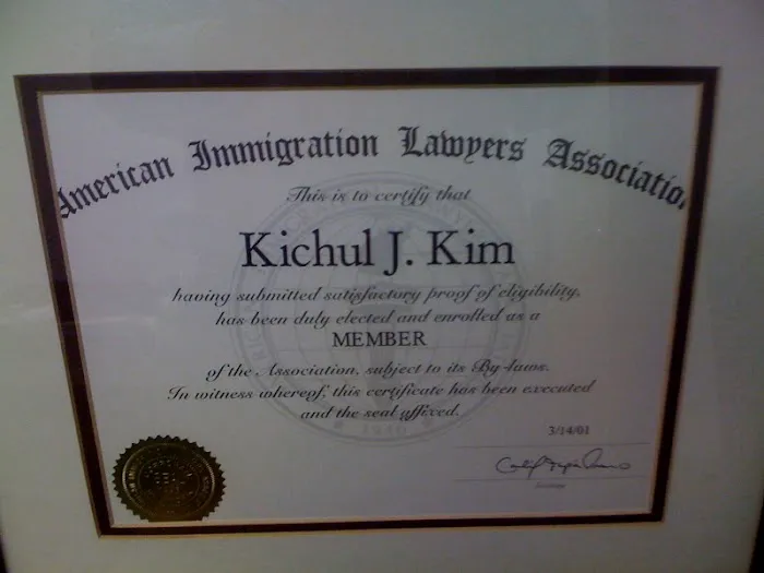 Immigration Lawyers PLLC (immigration attorney Kichul Jack Kim 김기철 이민 전문변호사) Picture 8