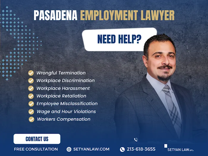 Setyan Law - Pasadena Employment Lawyers Picture 8