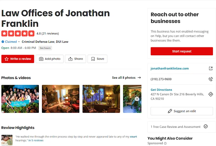 Law Offices of Jonathan Franklin Picture 5