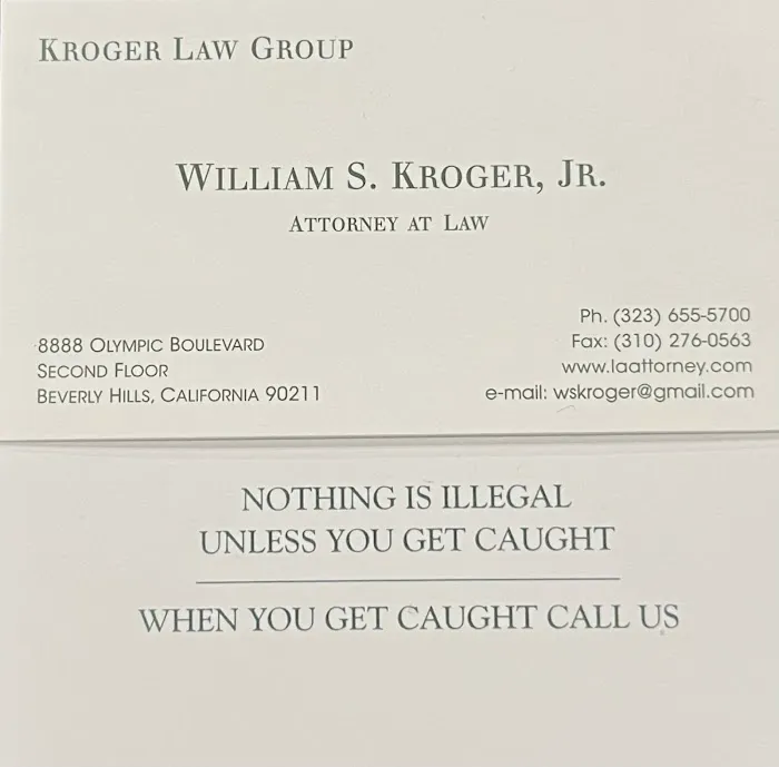 William S Kroger Criminal Defense Attorney At Law Picture 9
