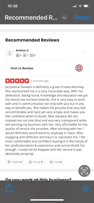 Davalos Defense Law Firm Picture 4