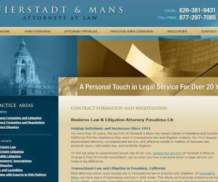 Jack A Fierstadt Law Offices