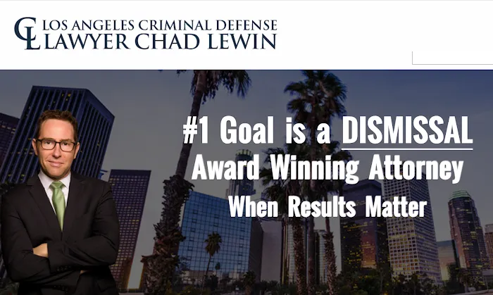 Los Angeles Criminal Defense Lawyer Chad Lewin Picture 2