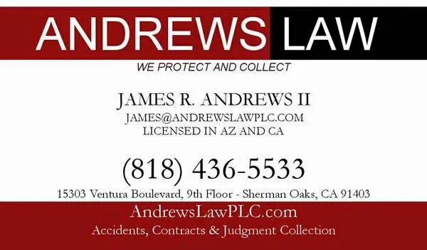 Andrews Law, PLC Serving California Picture 2