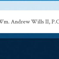 Wm. Andrew Wills II, P.C. ico