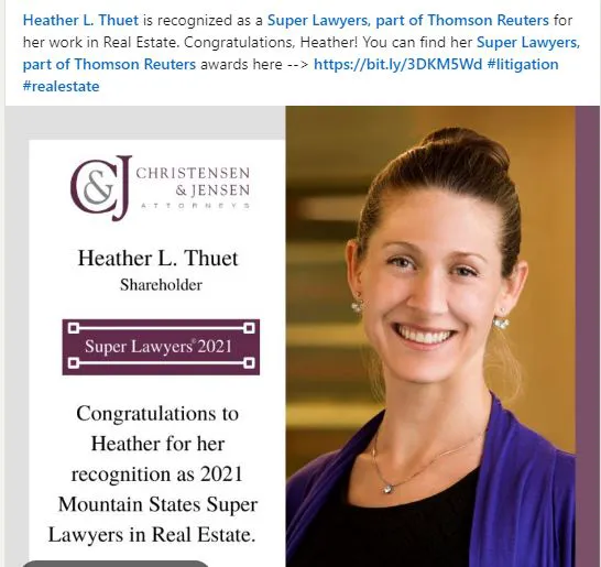 Heather Thuet, Attorney/Real Estate Broker Picture 7