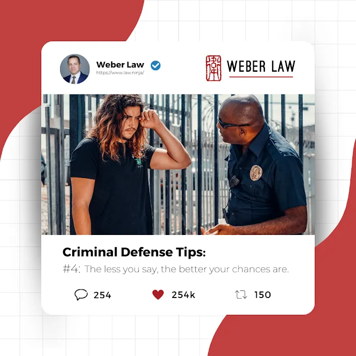 Weber Law | Criminal Defense Lawyers Picture 7