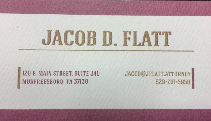 Jacob D. Flatt - Attorney at Law Picture 1
