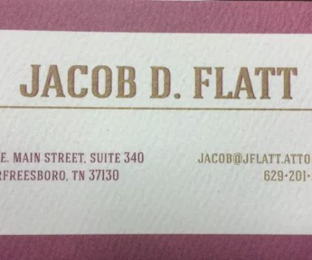 Jacob D. Flatt - Attorney at Law