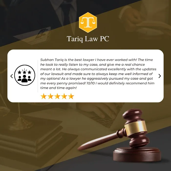 Credit Report Lawyers & Credit Card Debt Collection Defense & Identity Theft Recovery FCRA FDCPA EFTA FCBA - Tariq Law, PC. Picture 5