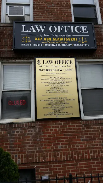 Law Offices of Irina Yadgarova PLLC. Picture 1