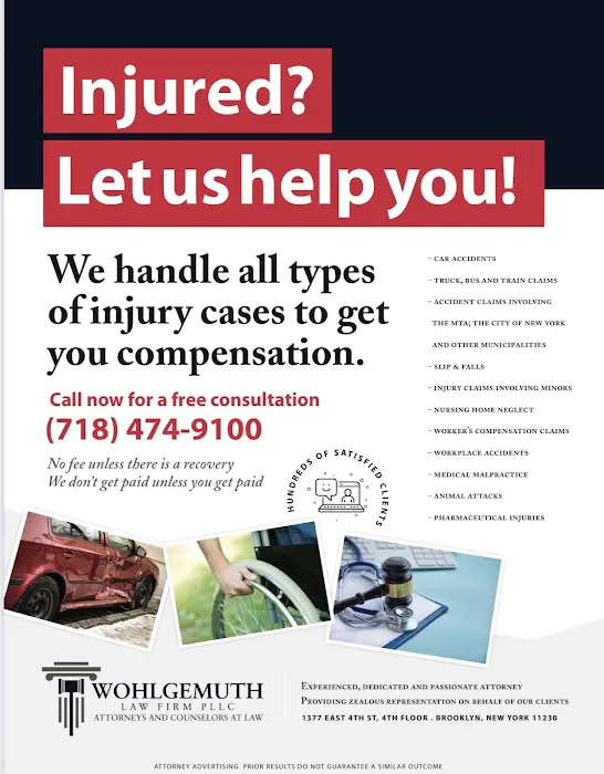 Wohlgemuth Law Firm PLLC: Personal Injury Lawyers In New York Picture 3