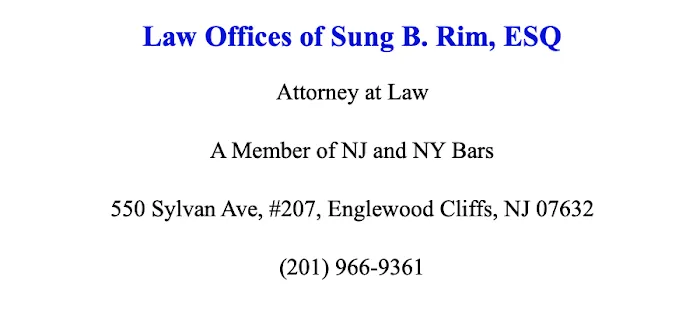 Law Offices of Sung B. Rim, ESQ Picture 2