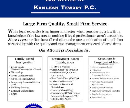 Tewary Immigration Law
