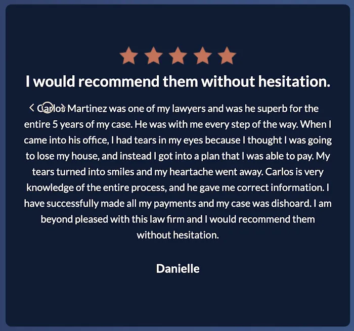 Law Offices of Carlos D. Martinez - Bankruptcy Attorney Picture 3