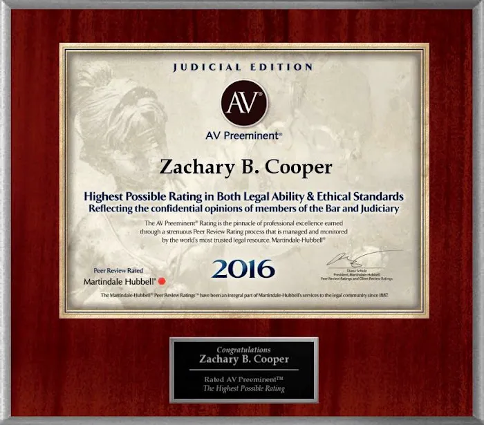 Zachary B. Cooper, Attorney at Law, P.C. Picture 1