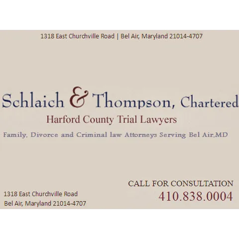 Schlaich & Thompson, Chartered - Bel Air Divorce Lawyers Picture 4